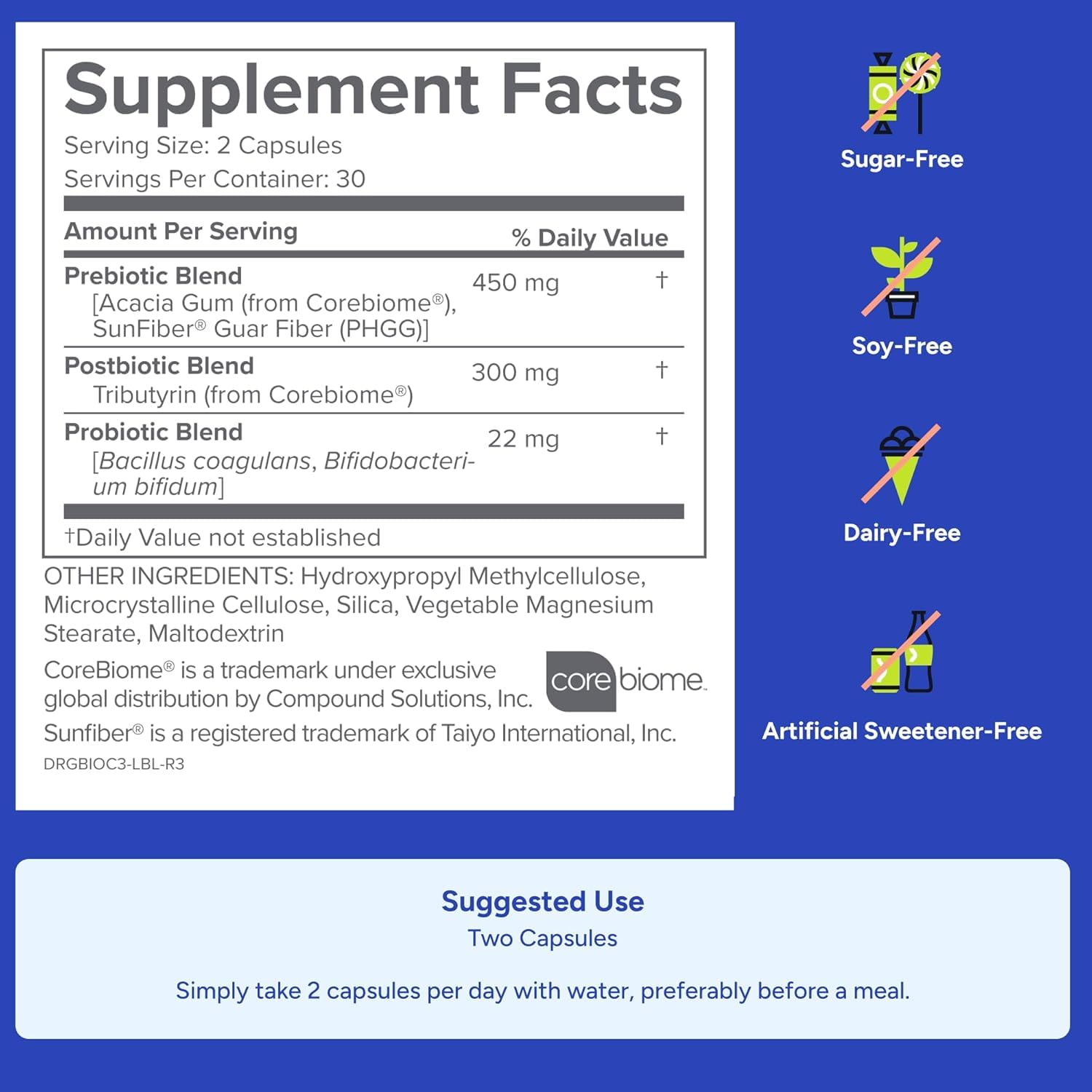 Gundry MD® Bio Complete 3 - Prebiotic, Probiotic, Postbiotic to Support Optimal Gut Health, 30 Day Supply (90 Day Supply) Gundry MD buy supplements canada