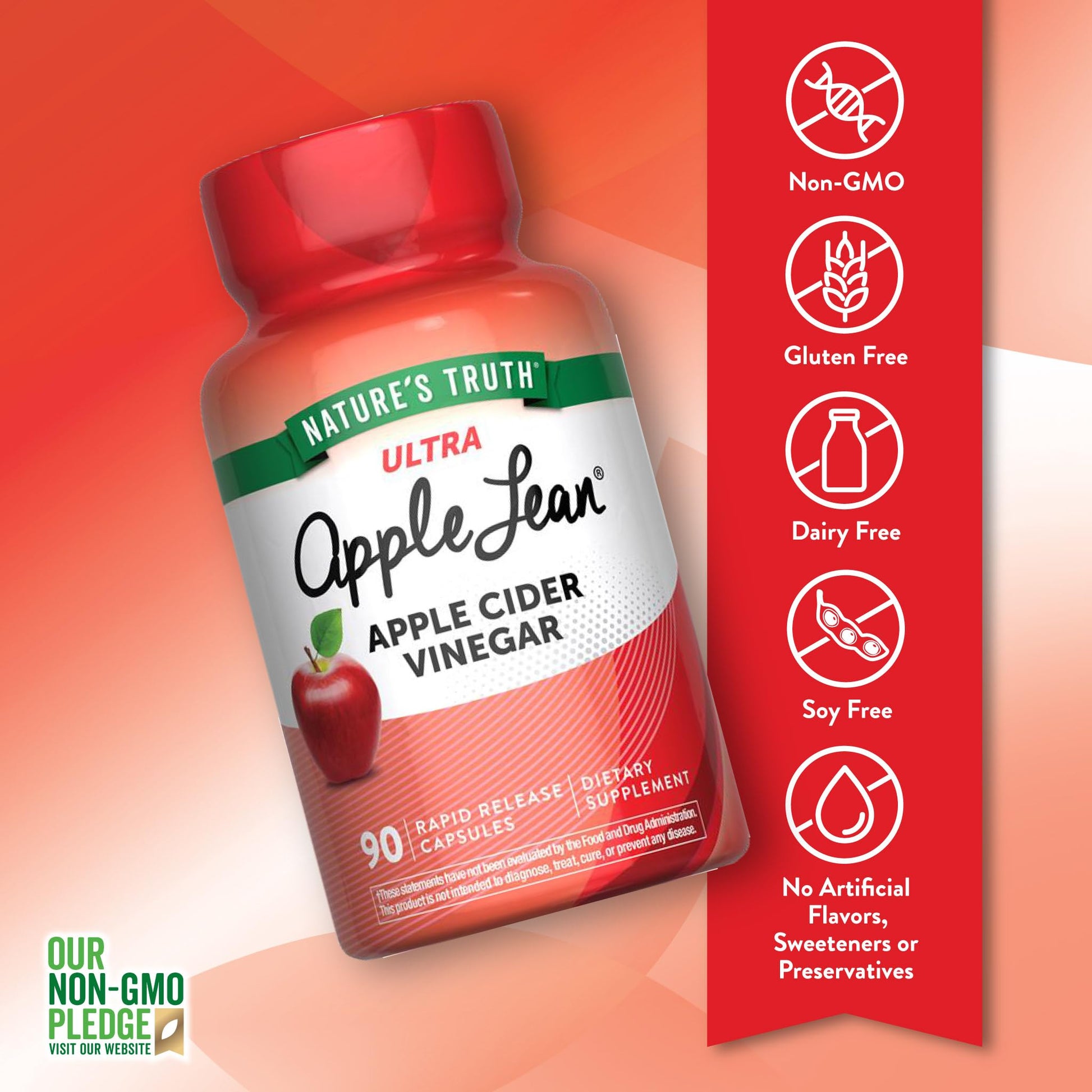 Nature's Truth Apple Cider Vinegar Pills | 90 Capsules | Non-GMO & Gluten Free Supplement Nature's Truth buy supplements canada