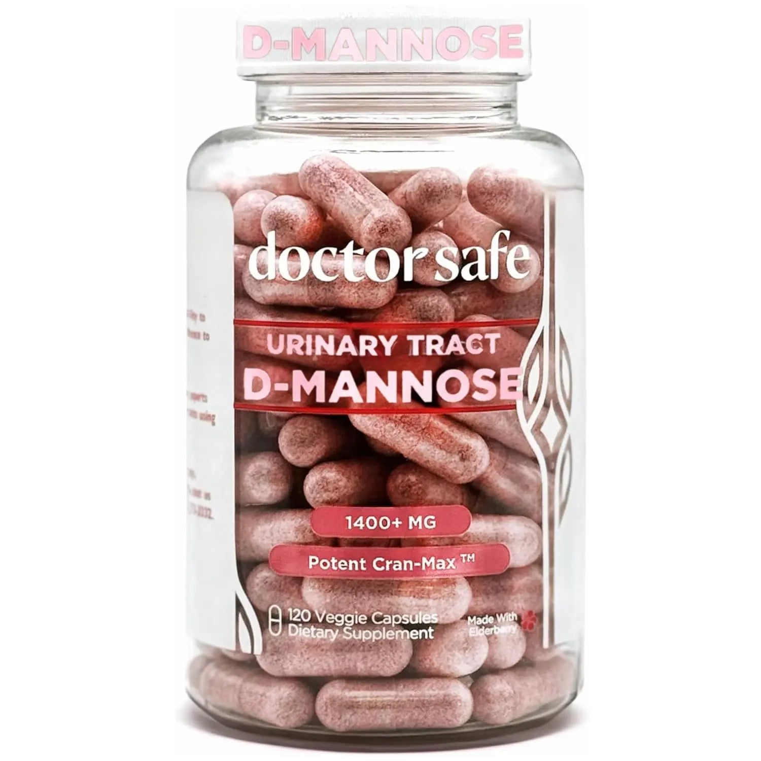 Cranberry Supplement, D-Mannose Capsules Made with Concentrated Whole Fruit Cranberry, Natural Support for Rapid Action to Help Cleanse and Protect the Urinary Tract* (120 Count) DOCTOR SAFE buy supplements canada
