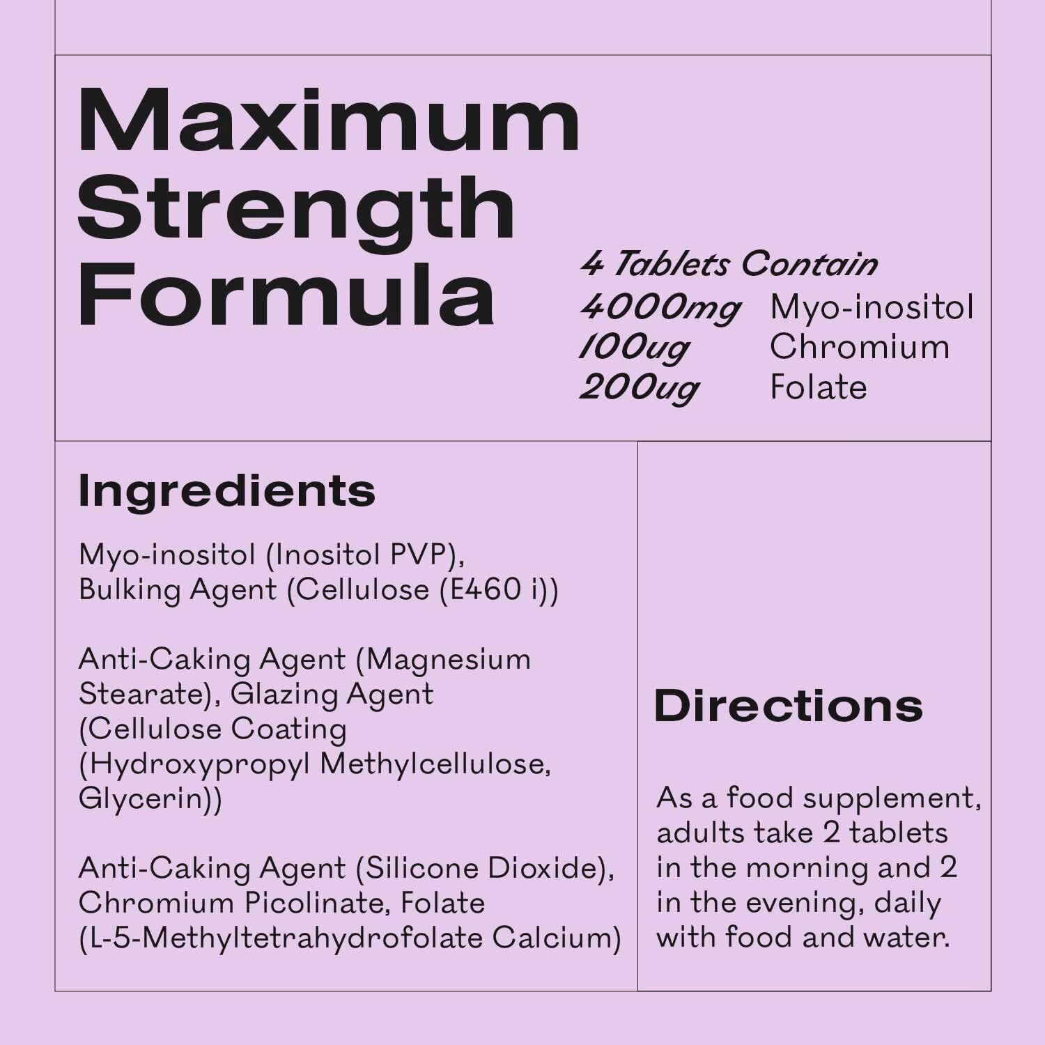Myoplus - Myo-inositol PCOS Supplement - 4000mg Myo-Inositol, 200ug Folate & 100ug MyOva buy supplements canada