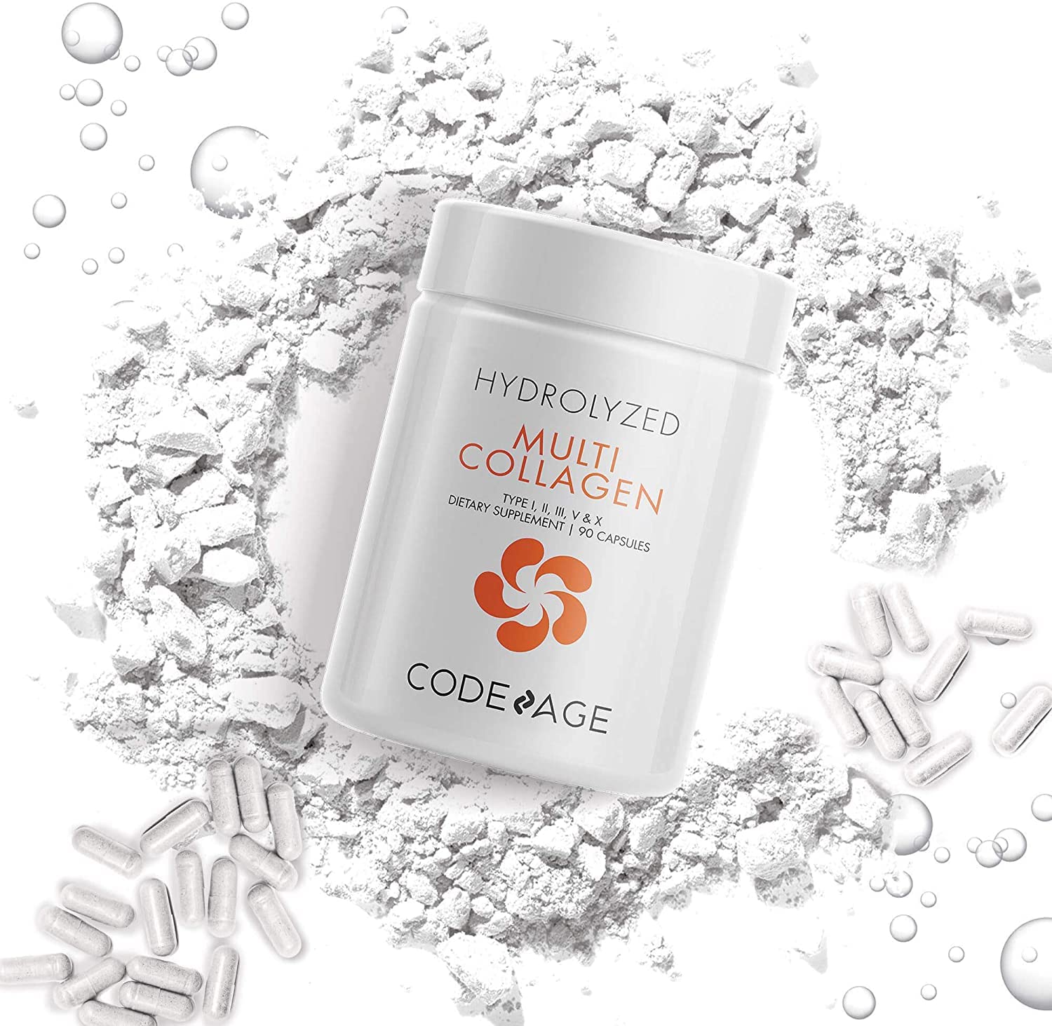Codeage Multi Collagen Protein Capsules, Type I, II, III, V, X, Grass Fed & Hydrolyzed Collagen Pills Supplement Codeage buy supplements canada