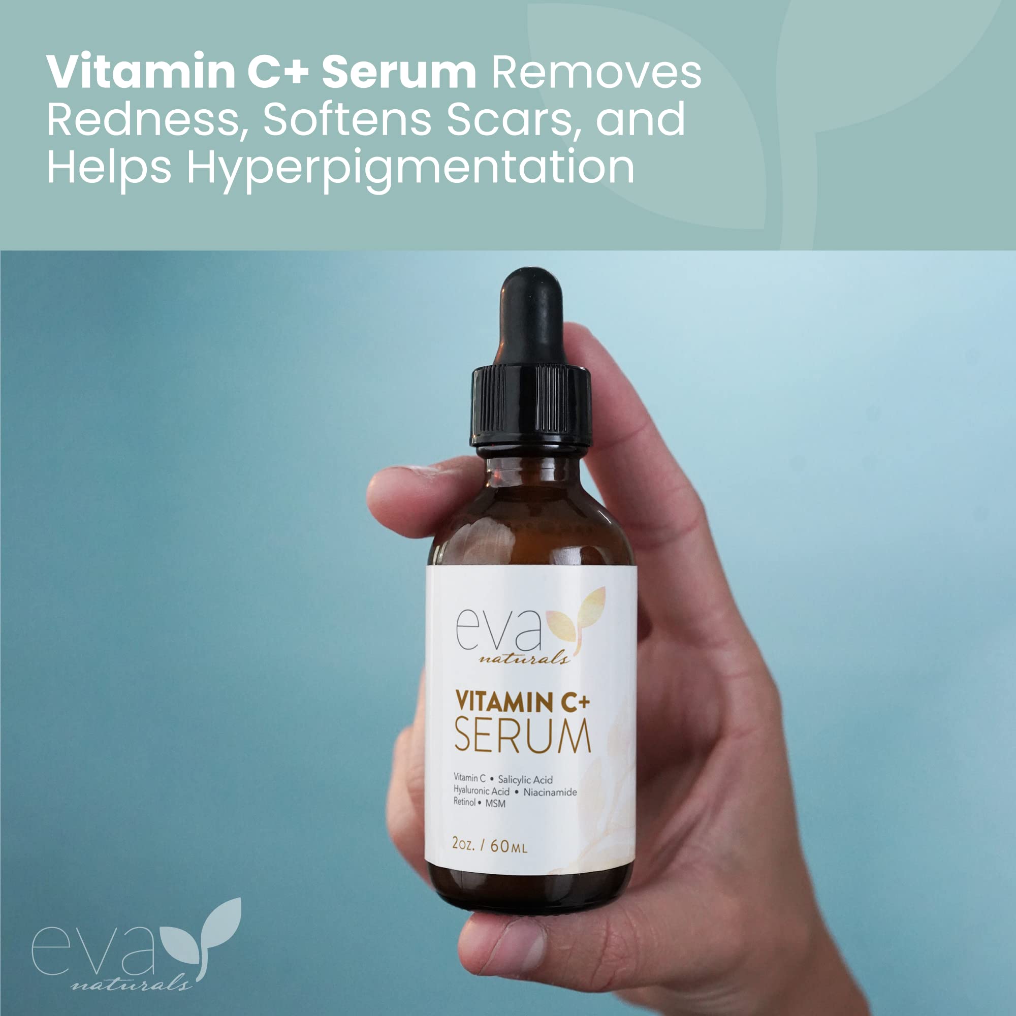 Vitamin C Serum for Face - Vitamin C Facial Serums with Hyaluronic Acid, Retinol Eva Naturals buy supplements canada