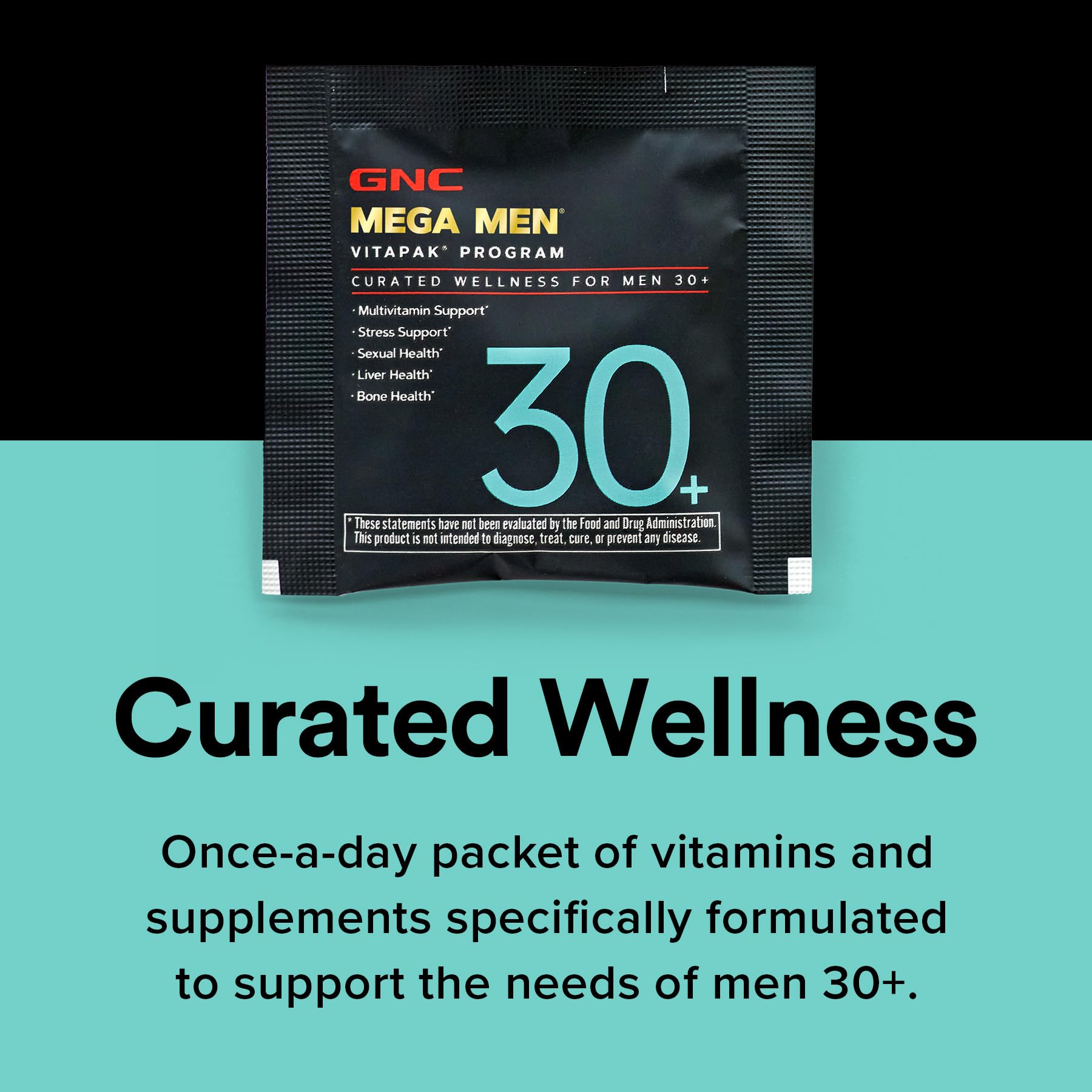GNC Men's 30+ Vitapak Program | 5-in-1 Daily Multivitamins and Minerals | Supports Healthy Bones and Stress Relief | 30 Servings GNC buy supplements canada