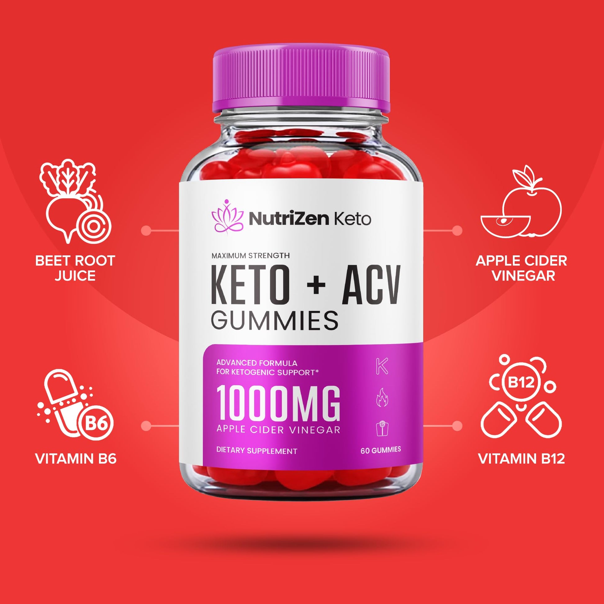 (5 Pack) Nutrizen Keto Acv Gummies - Official Formula - Nutrizen Keto + Acv Gummies Healthly buy supplements canada