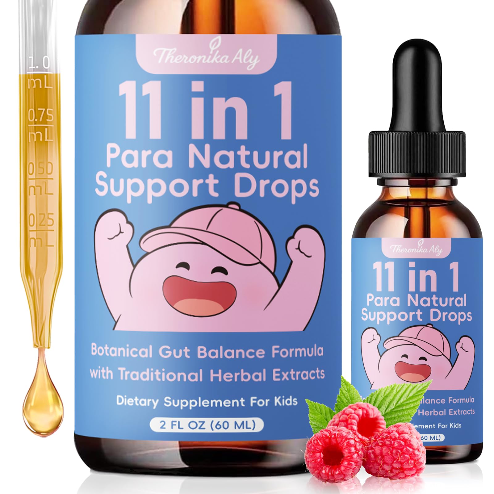 Theronika Aly Parasite Cleanse for Humans & Kids – Advanced Herbal Blend with Black Walnut, Wormwood, Clove, Digestive & Gut Balance Support, Alcohol-Free Liquid Drops, 30 Servings Theronika Aly buy supplements canada