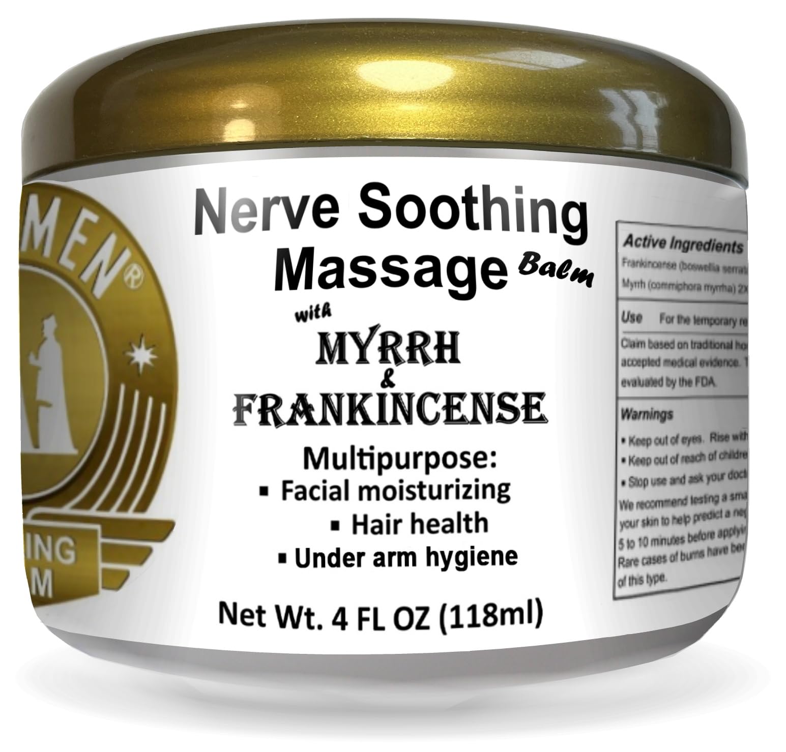Wise Men Healing Balm with Myrrh and Frankincense Essential Oils for Soothing Nerve Relief Massage Wise Men buy supplements canada