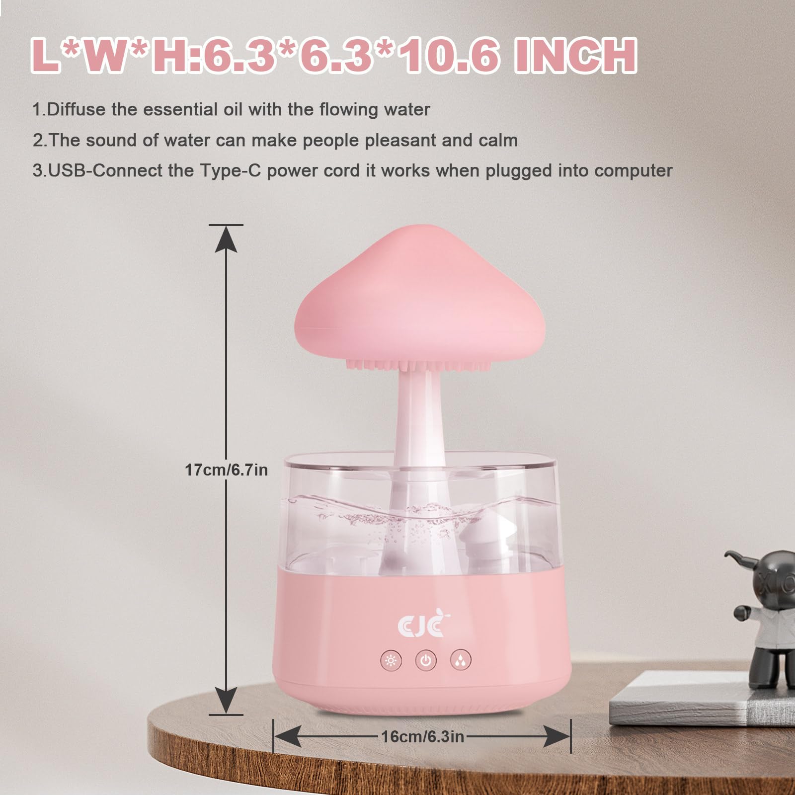 Humidifiers for Bedroom, 7 Color-Changing Led Night Lights, Aromatherapy Essential Oil cjc buy supplements canada