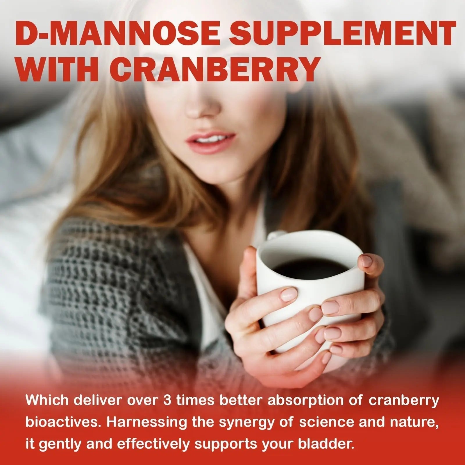 HFELIZ D Mannose with Cranberry Gummies, D-Mannose Supplements 1300mg for Women, Support Natural Urinary Tract & Bladder Health, Sugar-Free, 60 Count HFELIZ buy supplements canada