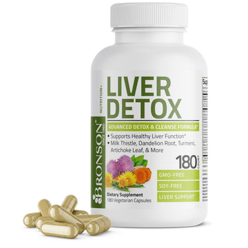 Bronson Liver Detox Advanced Detox & Cleansing Formula Supports Health Liver Function Bronson buy supplements canada