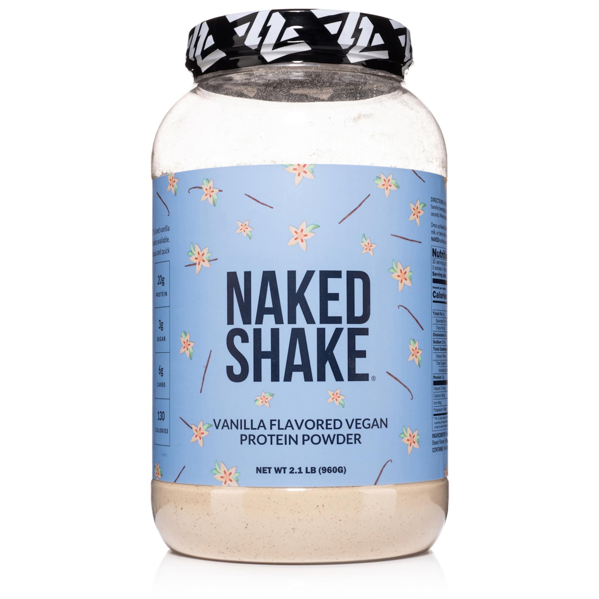 NAKED Shake - Vanilla Protein Powder - Plant Based Protein Shake with Mct Oil, NSF Certified, Gluten-Free, Soy-Free, No Gmos Or Artificial Sweeteners - 30 Servings NAKED buy supplements canada