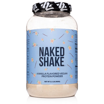 NAKED Shake - Vanilla Protein Powder - Plant Based Protein Shake with Mct Oil, NSF Certified, Gluten-Free, Soy-Free, No Gmos Or Artificial Sweeteners - 30 Servings NAKED buy supplements canada