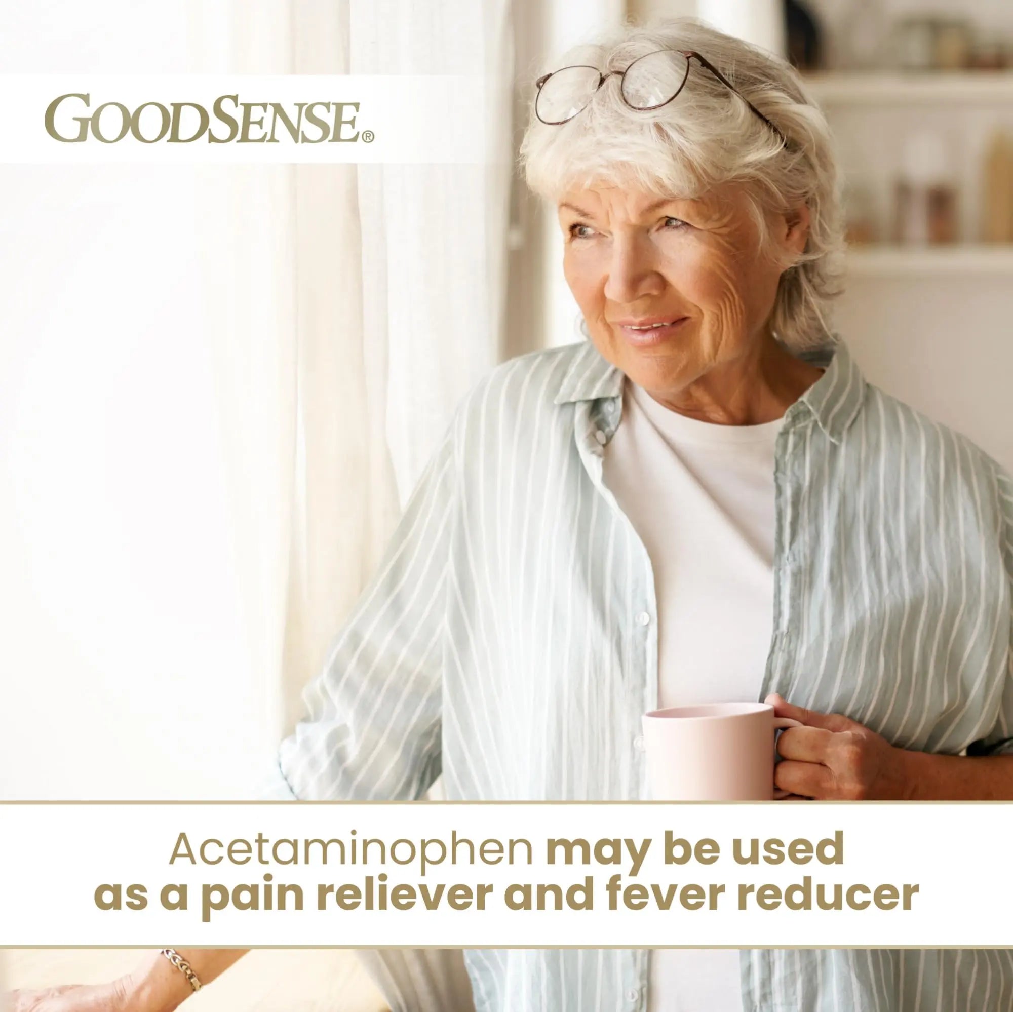 GoodSense Extra Strength Pain Relief - Acetaminophen Caplets 500 mg - Headache, Muscle Ache, Arthritis Relief, 100 Count GoodSense buy supplements canada