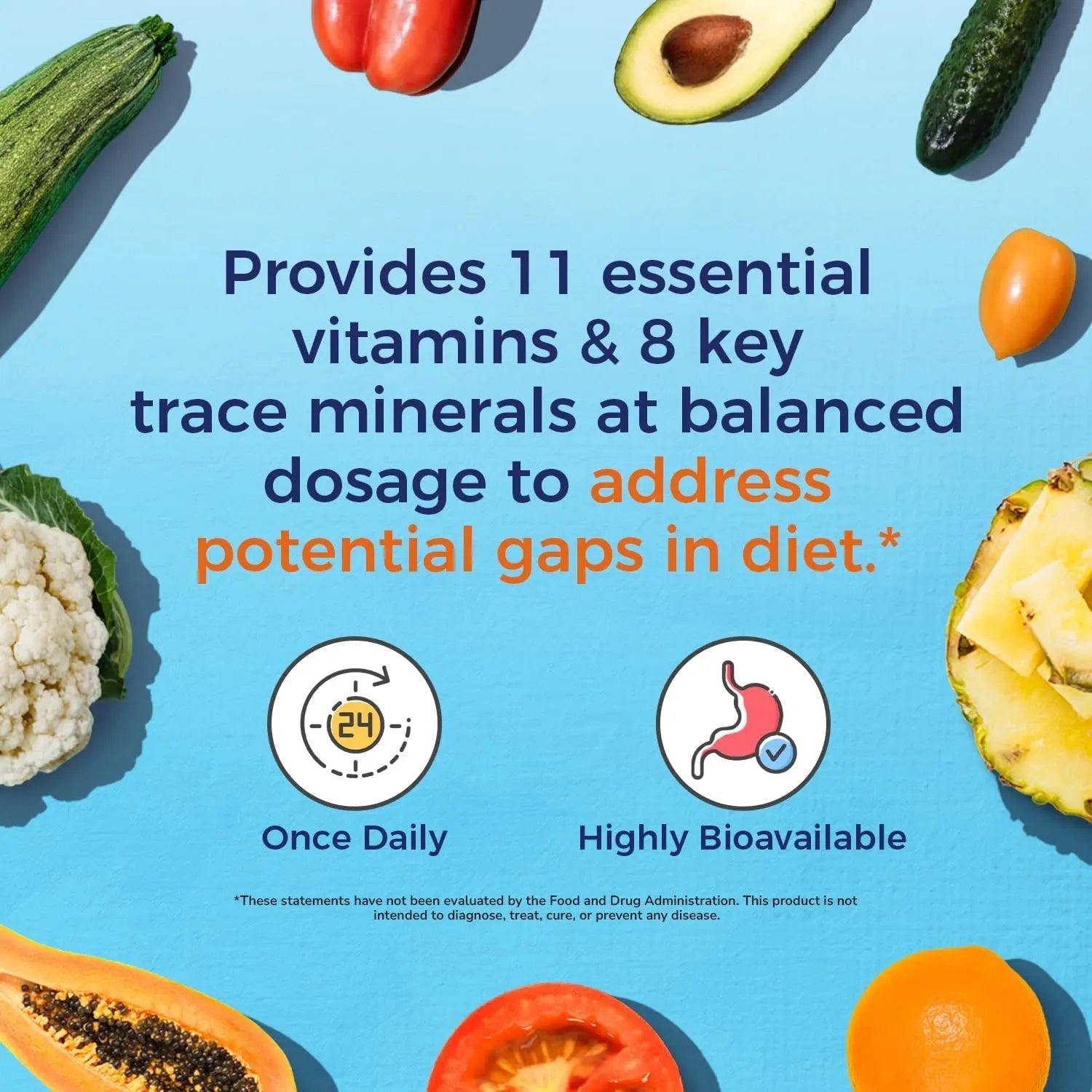 Vitalitown Multivitamin for Women & Men, with Iron, Zinc, Vitamin D3, A, C, B, E, 19 Key Nutrients, One Per Day Vitalitown buy supplements canada