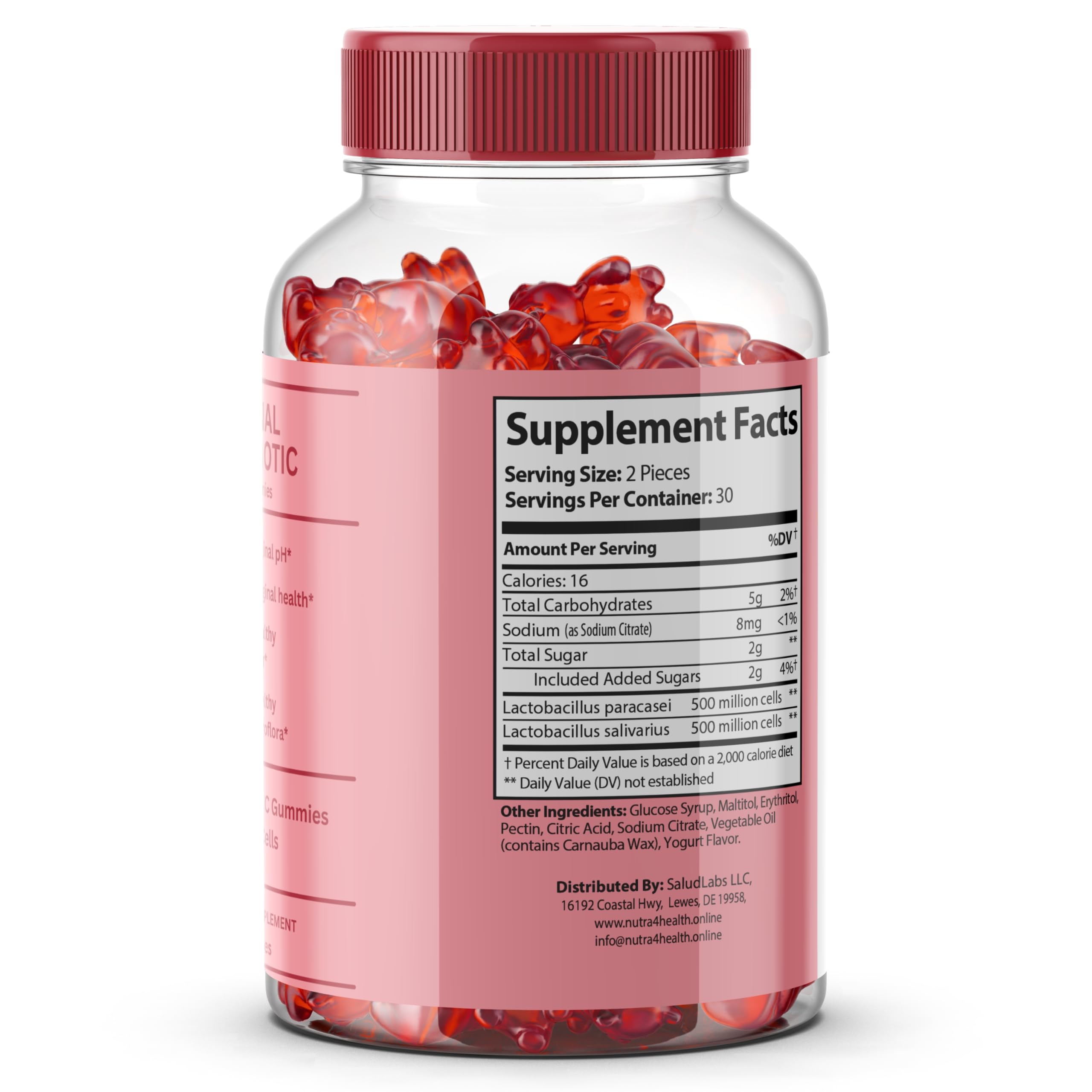 FEM Vaginal Probiotic Gummies for Women - Promotes pH Balance, Healthy Vaginal Odor & Urinary nutra4health buy supplements canada