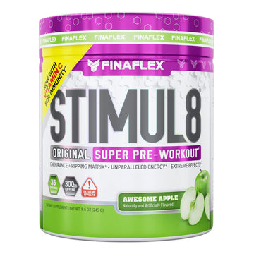 FINAFLEX STIMUL8 Original Super Pre-Workout, Awesome Apple - Energy, Strength FINAFLEX buy supplements canada