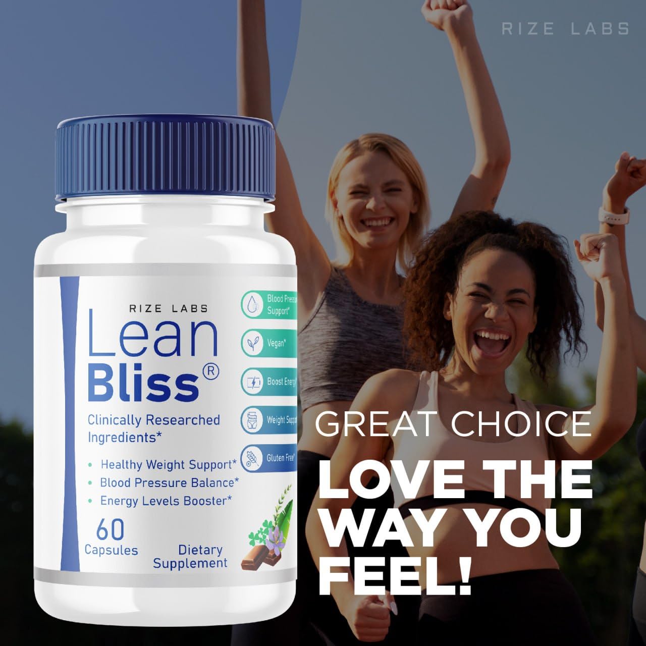 (2 Pack) Lean Bliss Weight Loss Pills, Lean Bliss Fat Burning Formula, LeanBliss Advanced rize labs buy supplements canada