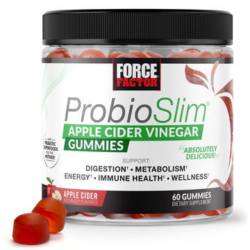 Force Factor ProbioSlim Apple Cider Vinegar Gummies with Organic LactoSpore Probiotics Force Factor buy supplements canada
