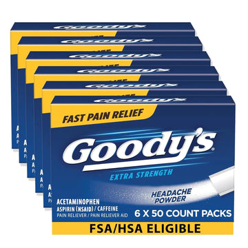 Goody's Extra Strength Headache Powders 50 ea (Pack of 6) Goody's buy supplements canada