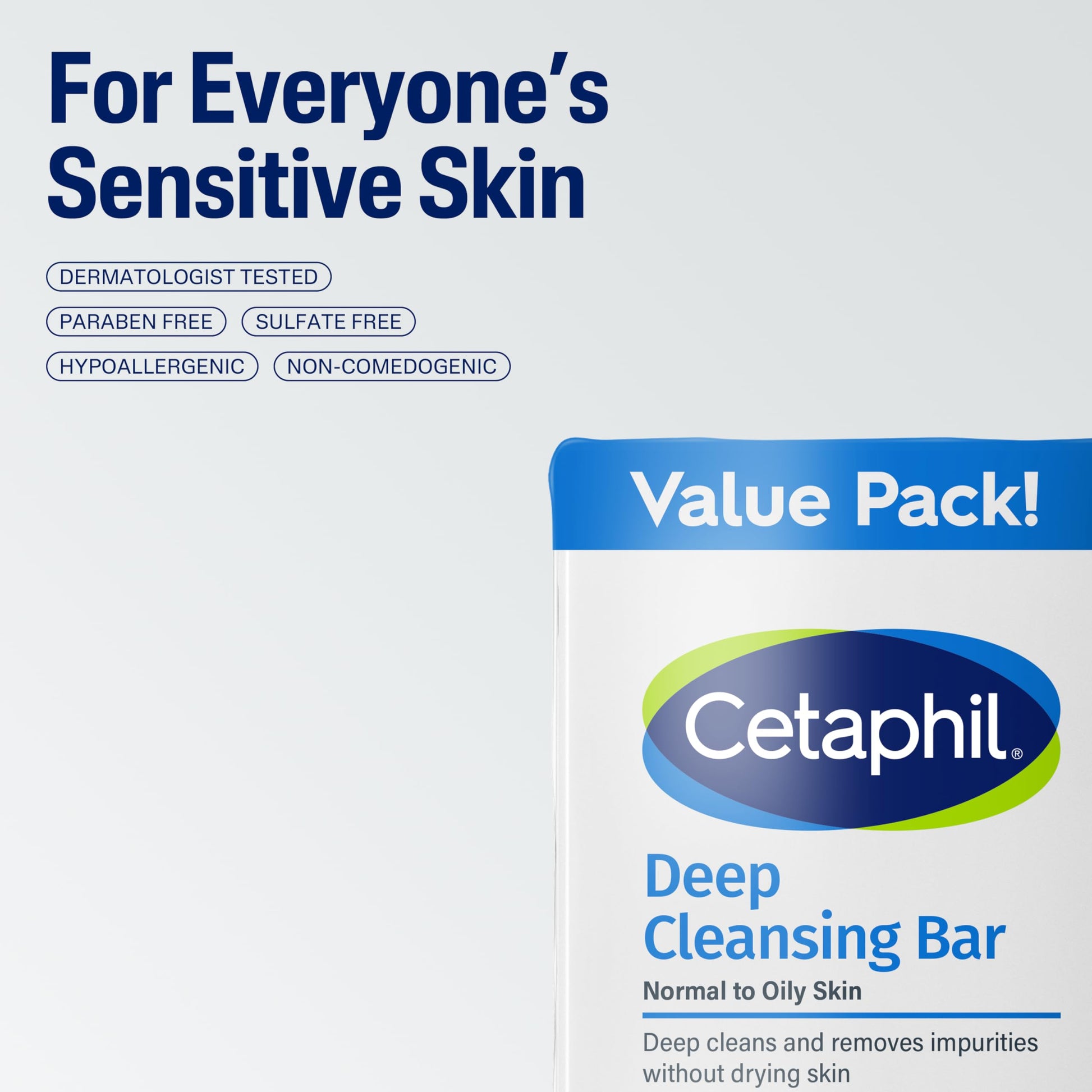 Cetaphil Bar Soap, Deep Cleansing Face and Body Bar, Pack of 3, For Dry to Normal, Sensitive Skin, Soap Free, Hypoallergenic, Paraben Free Cetaphil buy supplements canada