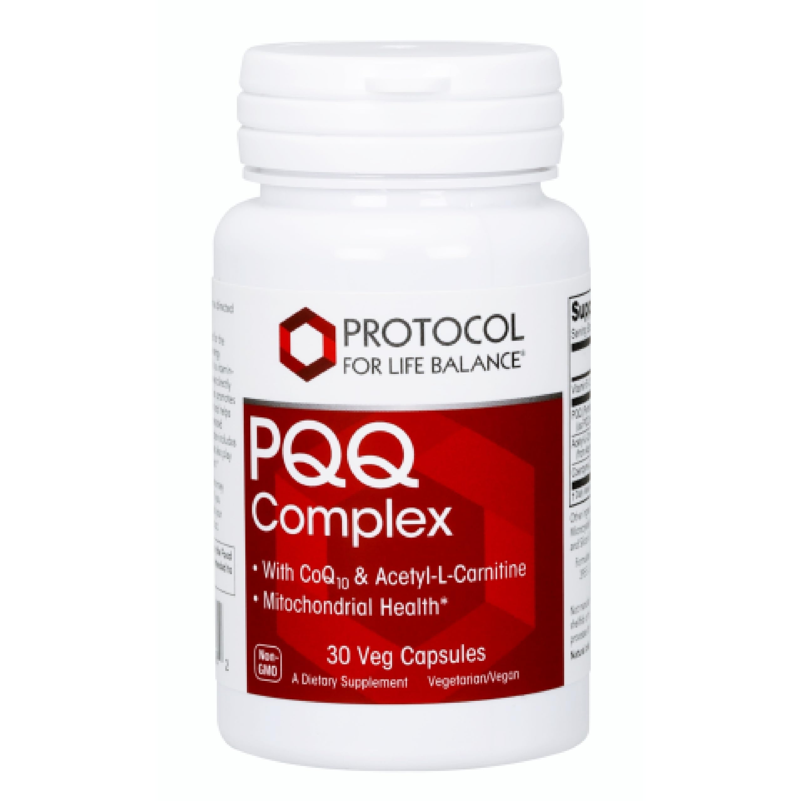 PROTOCOL FOR LIFE BALANCE PQQ Complex - Mitochondrial Health - with CoQ10 & L Carnitine - B Vitamin - Supplement for Energy - 30 Veg Caps PROTOCOL FOR LIFE BALANCE buy supplements canada