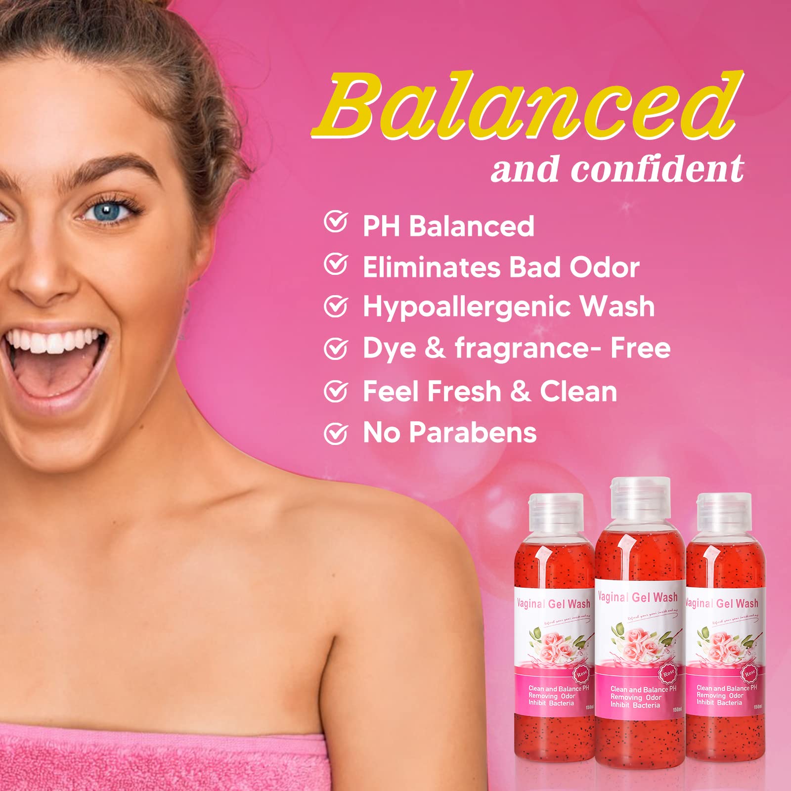 Feminine Wash & Yoni Oil & Yoni Soap Set for Women, Yoni Wash for Vaginal Ph Balance Remove Odor BASSI buy supplements canada