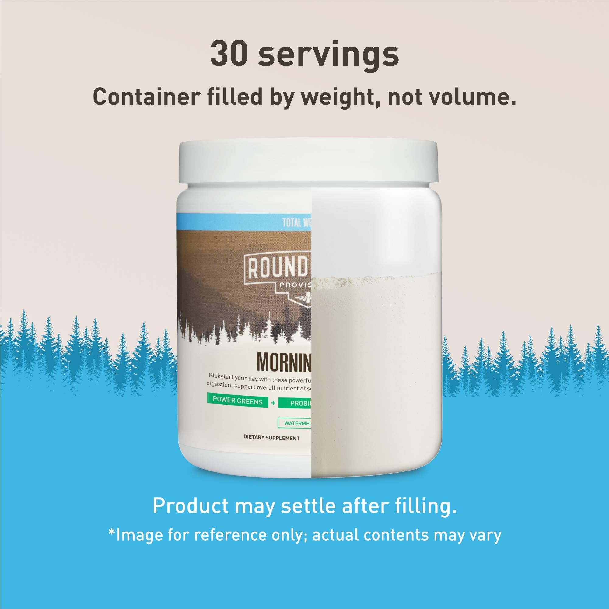 ROUNDHOUSE PROVISION Morning Kick by Chuck Norris - Watermelon Mint Flavor - Greens Superfood Powder with Probiotics, Collagen Peptides & Ashwagandha to Help Support Gut & Joint Health, 3 Pack ROUNDHOUSE PROVISION buy supplements canada