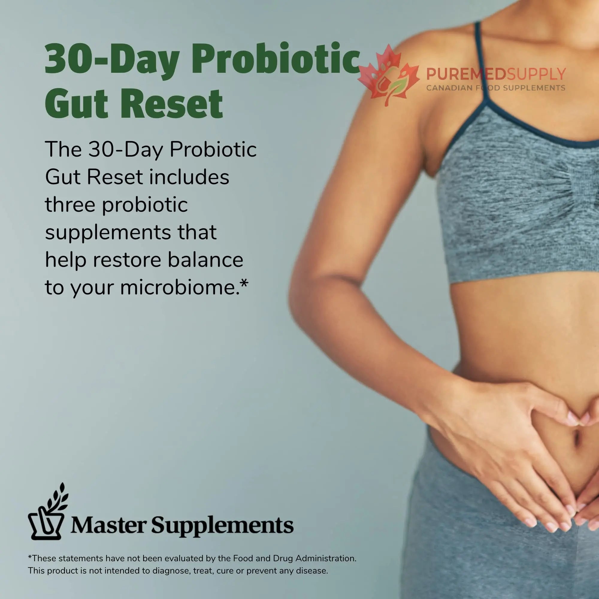 Master Supplements 30-Day Probiotic Gut Reset - Includes Theralac (30 ct.), TruBifido (30 ct.) & TruFlora (30 ct.) - Supports Optimal Gut Health - Gluten Free THERALAC buy supplements canada