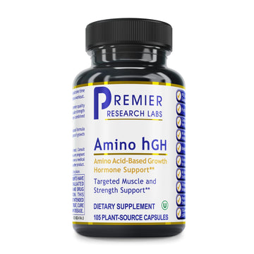 Premier Research Labs Amino HGH - HGH Supplements for Men, HGH Supplements for Women, Amino Acids, L-Arginine, L-Lysine, HGH Enhancer, Support Human Growth Hormone and Muscle Growth - 105 Capsules Premier Research Labs buy supplements canada