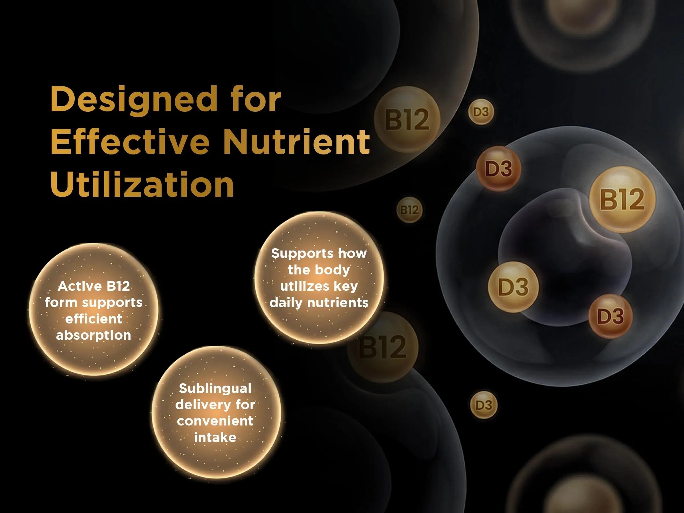 Nutri Apex Vitamin B12 & D3 Sublingual Tablets - 2500 mcg B12 & 125 mcg (5000 IU) D3 - Highly Bioavailable for Energy, Mood & Bone Health - Lab-Tested Nutri Apex buy supplements canada
