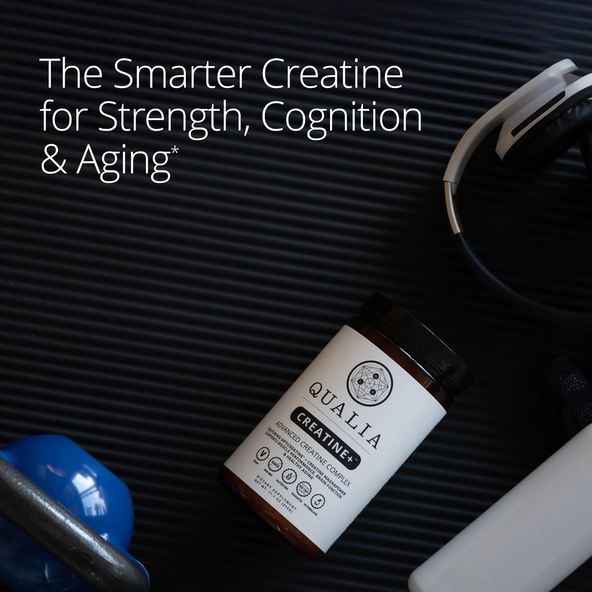 Qualia Creatine | Advanced Creatine Complex | 2 Sources + Magnesium | Optimized Absorption | Muscle Performance, Brain Function, & Healthy Aging QUALIA LIFE SCIENCES buy supplements canada