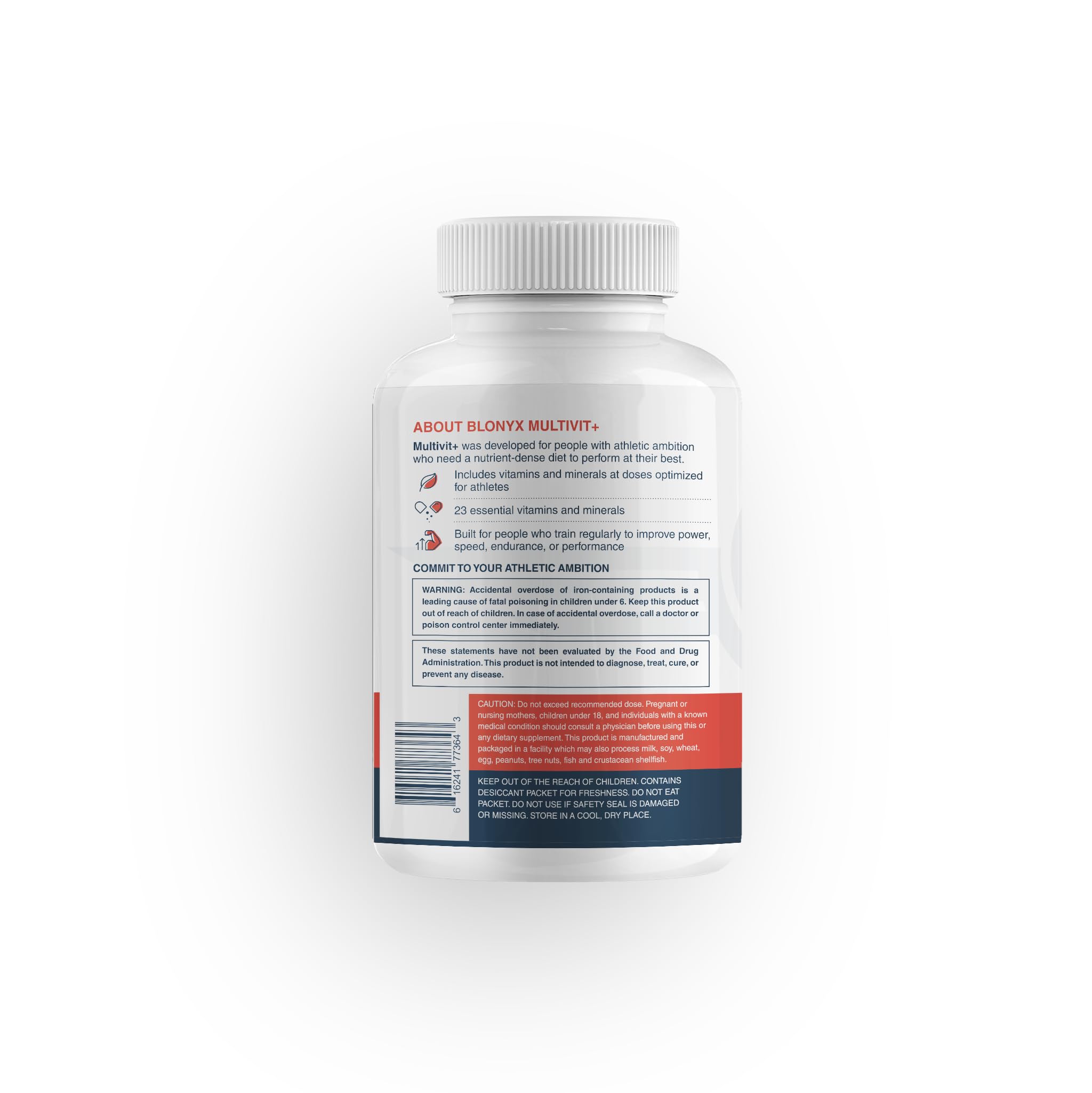 Blonyx Multivit+ Athlete's Multivitamin - Whole Food-Sourced Nutrients, Supports Performance & Muscle Health, 90 Day Supply Blonyx buy supplements canada