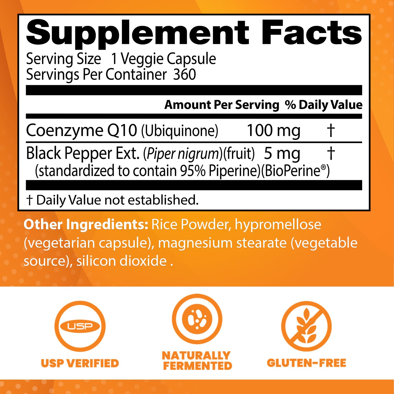 Doctor's Best High Absorption CoQ10 with BioPerine, Gluten Free, Naturally Fermented Doctor's BEST buy supplements canada