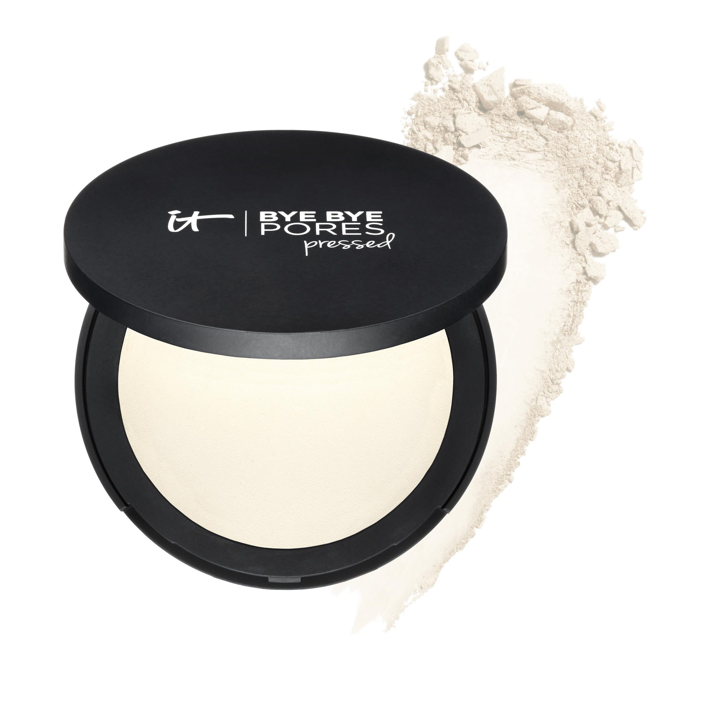 IT Cosmetics Bye Bye Pores Pressed Finishing Powder - Universal Translucent Shade - Contains Anti-Aging Peptides, Hydrolyzed Collagen & Antioxidants - 0.31 oz IT Cosmetics buy supplements canada
