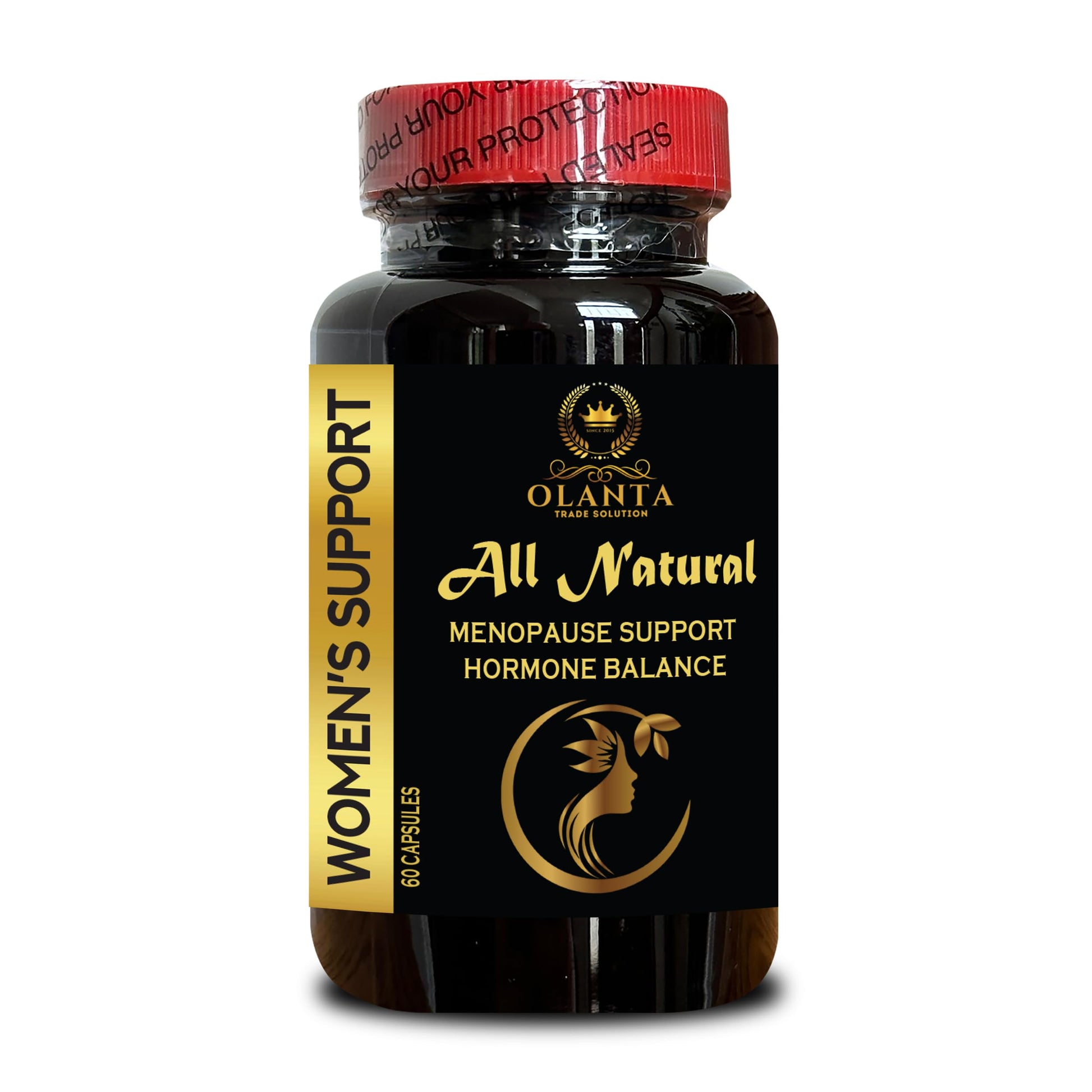 MENOPAUSE SUPPORT SUPPLEMENT - Perimenopause Supplements Women for Hot Flashes, Menopause Support, Supplement for Women Supports Hormone Balance with Black Cohosh - 1 Bottle 60 Capsules OLANTA TRADE SOLUTION buy supplements canada