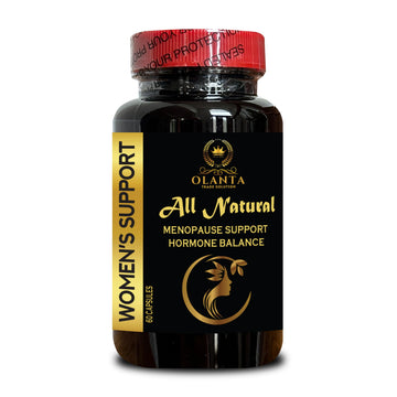 MENOPAUSE SUPPORT SUPPLEMENT - Perimenopause Supplements Women for Hot Flashes, Menopause Support, Supplement for Women Supports Hormone Balance with Black Cohosh - 1 Bottle 60 Capsules OLANTA TRADE SOLUTION buy supplements canada