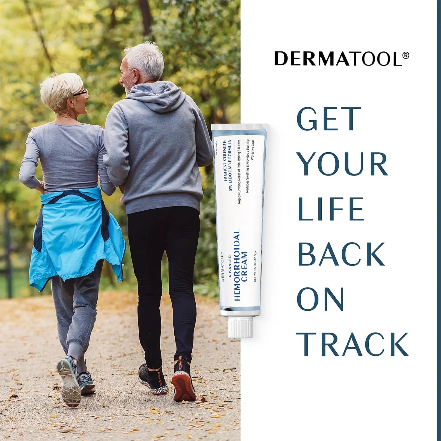 Hemorrhoid Treatment - Advanced Hemorrhoid Cream 5% Lidocaine & Phenylephrine - Hemorrhoid Shrinking Treatment - Rapid Relief of Pain, Swelling, Bleeding, Itching and Burning - Fissure & Hemorrhoids DERMATOOL buy supplements canada