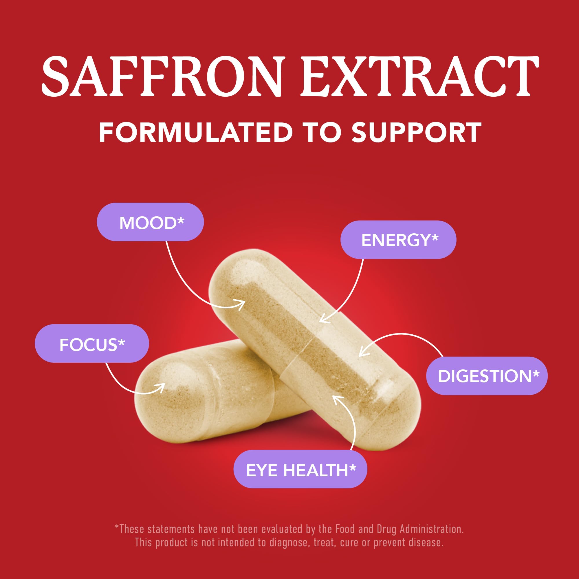 Saffron Supplements 88.5mg | 3-Month Supply | Pure Saffron Extract Capsules for Mood, Focus, Eye Health & Energy Balance Support | Crocus Sativus Extract | Gluten-Free & Non-GMO | 90 Capsules SMNutrition buy supplements canada