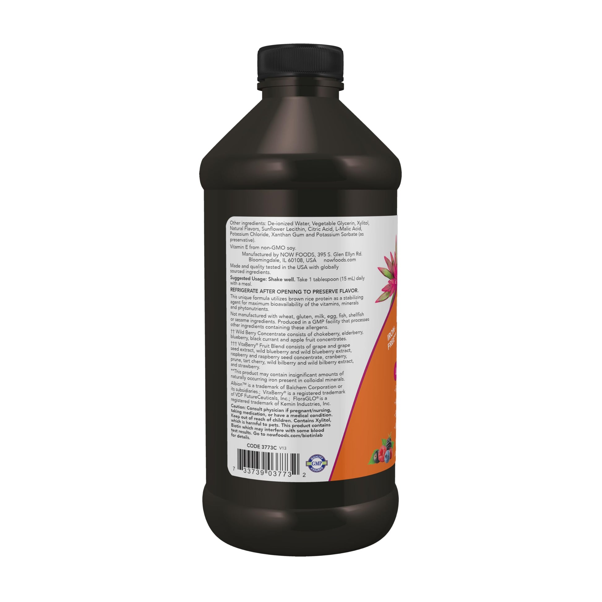 NOW Foods Supplements, Liquid Multi, Fast Absorption, Liquid Vitamin & Mineral, Wild Berry Flavor, 16-Ounce NOW Foods buy supplements canada