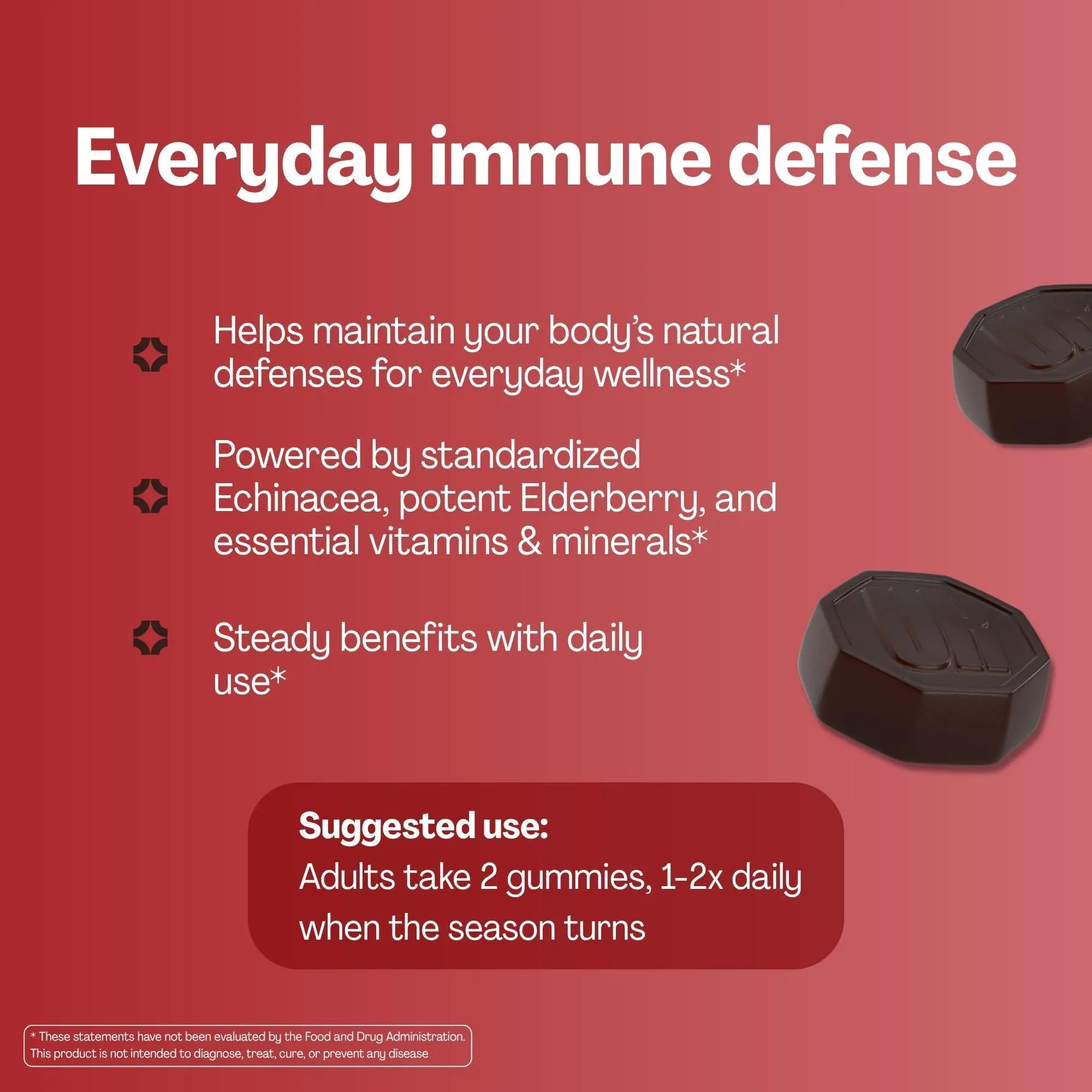 URVI® Immune Support Gummies - Vitamin C, D3 K2, E, Niacin, Zinc & Selenium with Elderberry & Echinacea URVI buy supplements canada