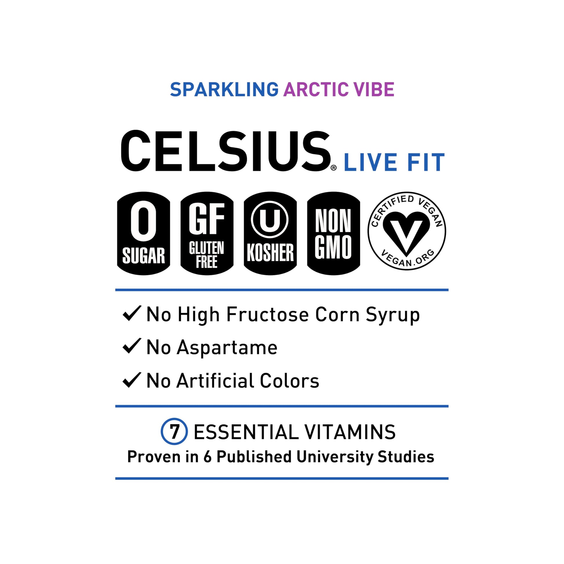 CELSIUS Arctic Vibe Sparkling Frozen Berry, Functional Essential Energy Drink, 12 Fl Oz CELSIUS buy supplements canada