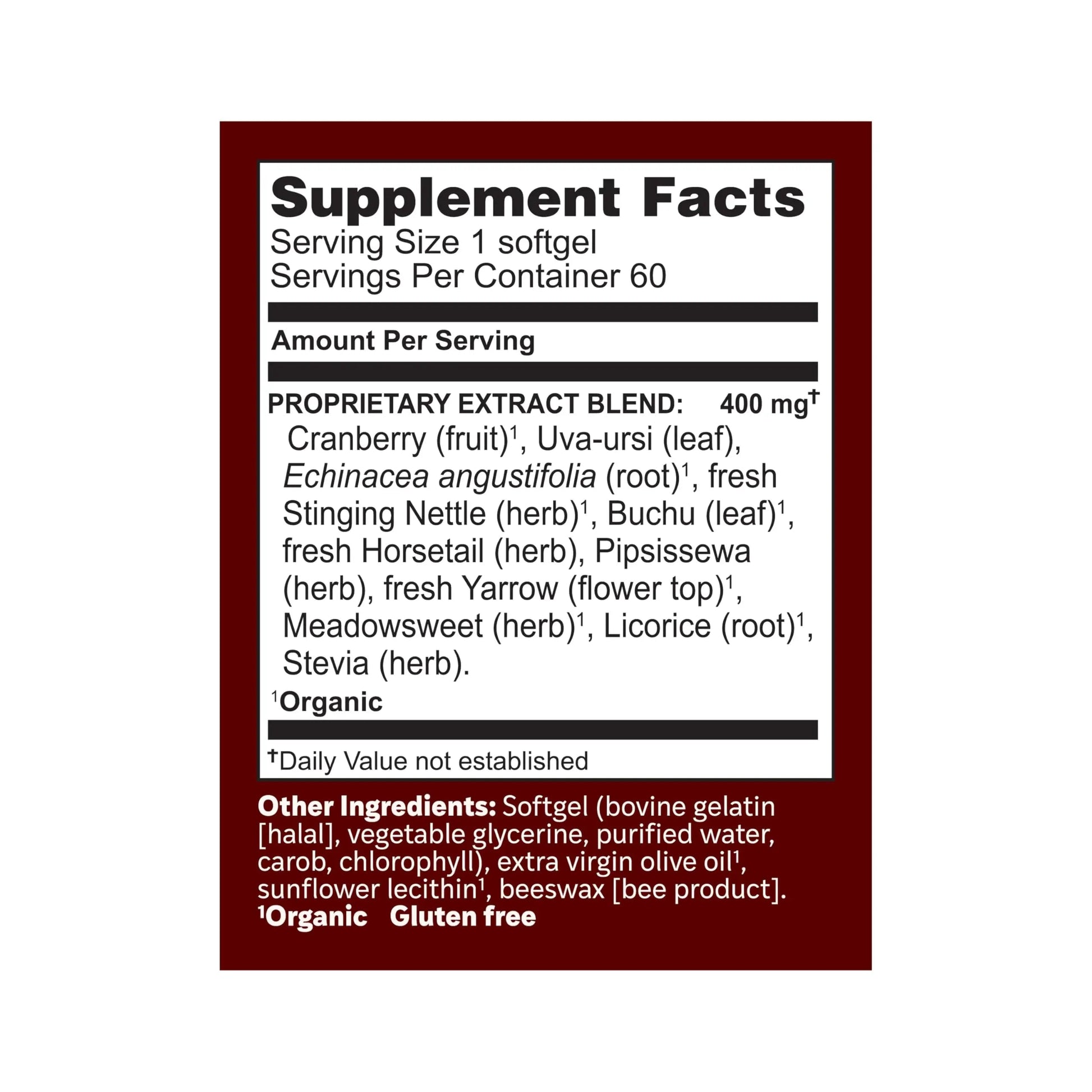 Herbs Etc. CranBladder ReLeaf Softgels - Bladder Health Support - Natural Supplement Formula to Aid Urinary Health & Comfort - Optimal Urinary Support with Cranberry - 60 Softgels (60 Servings) Herbs Etc. buy supplements canada