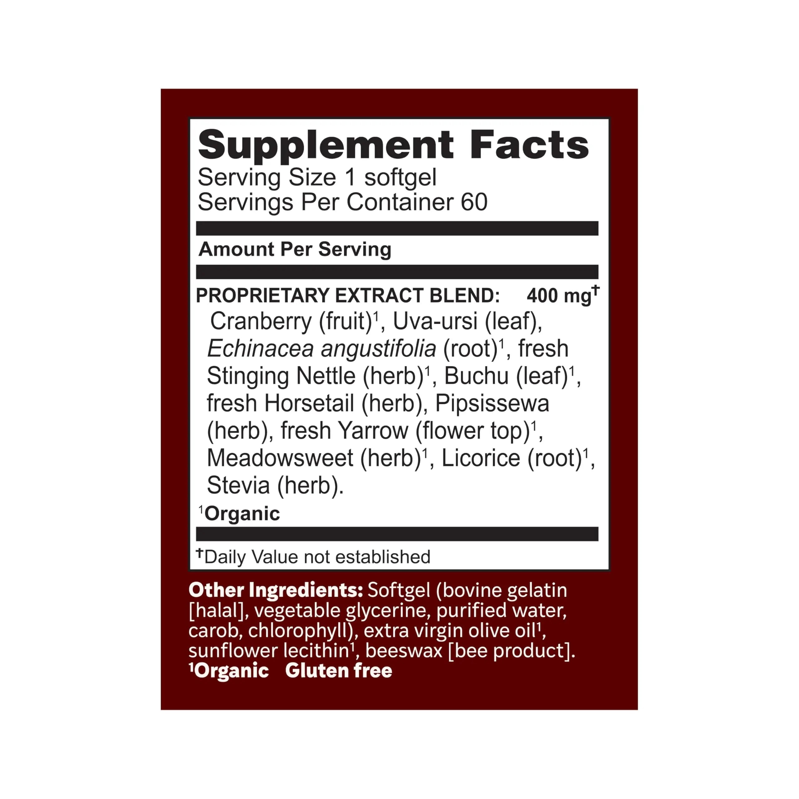 Herbs Etc. CranBladder ReLeaf Softgels - Bladder Health Support - Natural Supplement Formula to Aid Urinary Health & Comfort - Optimal Urinary Support with Cranberry - 60 Softgels (60 Servings) Herbs Etc. buy supplements canada