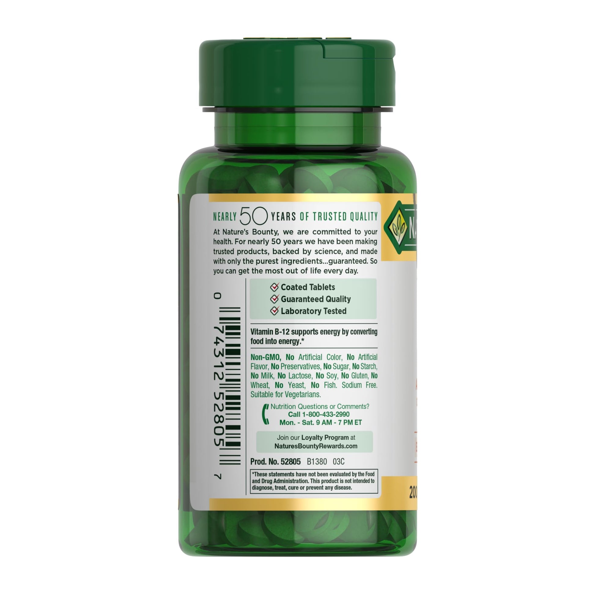 Nature's Bounty Vitamin B12 1000 mcg Supplements, Supports Energy Metabolism, 200 Ct Nature's Bounty buy supplements canada