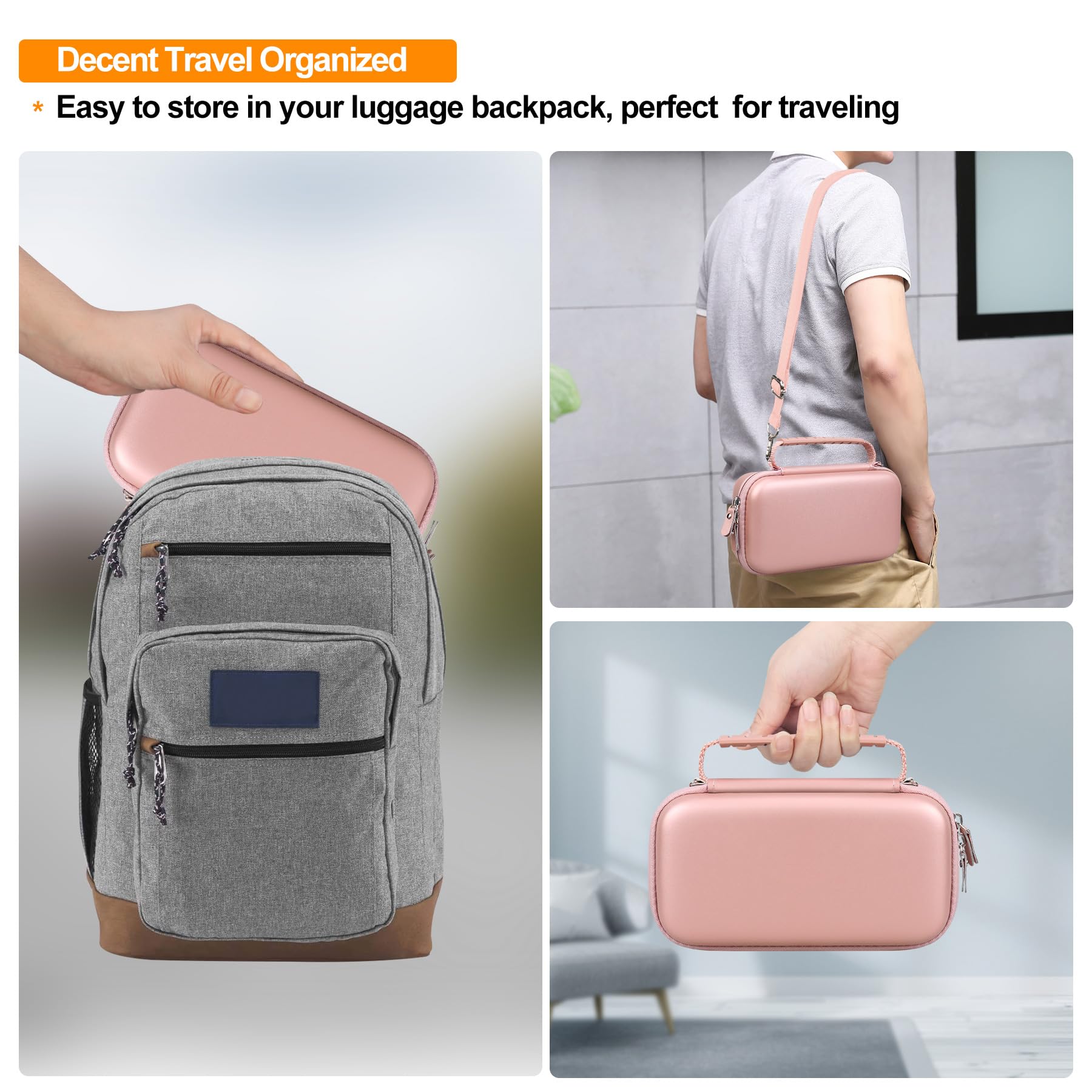 Elonbo Carrying Case Compatible with Portable Handheld Inhaler Nebulizer Machine Elonbo buy supplements canada