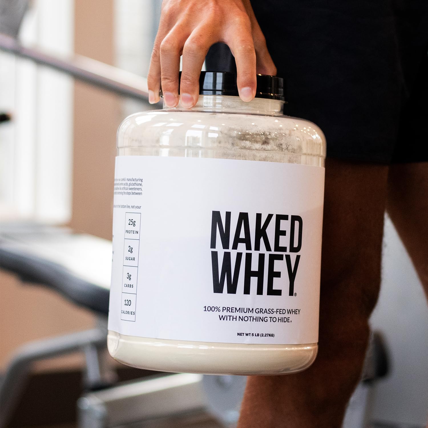 NAKED WHEY 5LB 100% Grass Fed Unflavored Whey Protein Powder - US Farms NAKED buy supplements canada