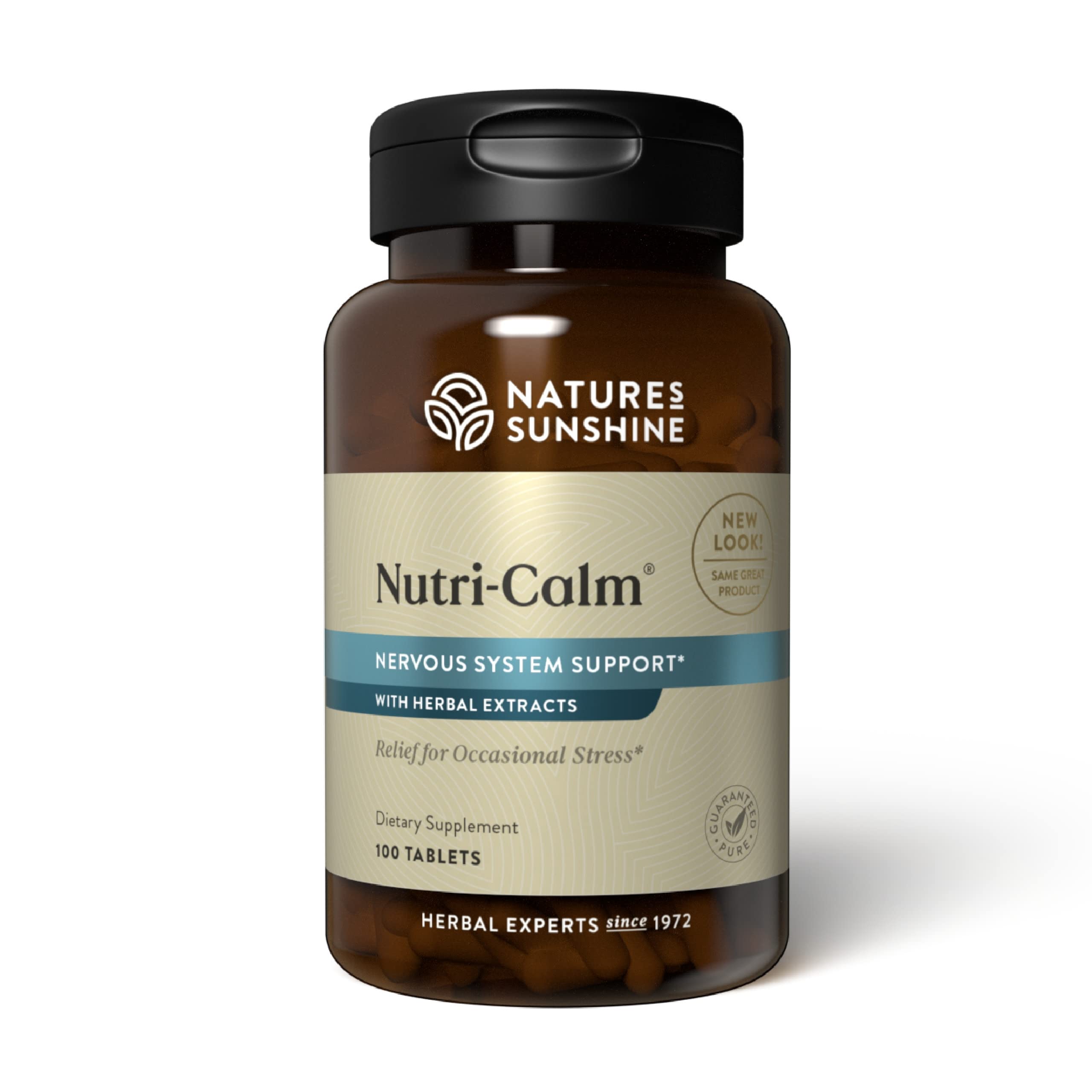 Nature's Sunshine Nutri-Calm- Herbal Stress Relief Supplement for Natural Relief, Mood Support and Boost, Nervous System Support - 100 Count Nature's Sunshine buy supplements canada