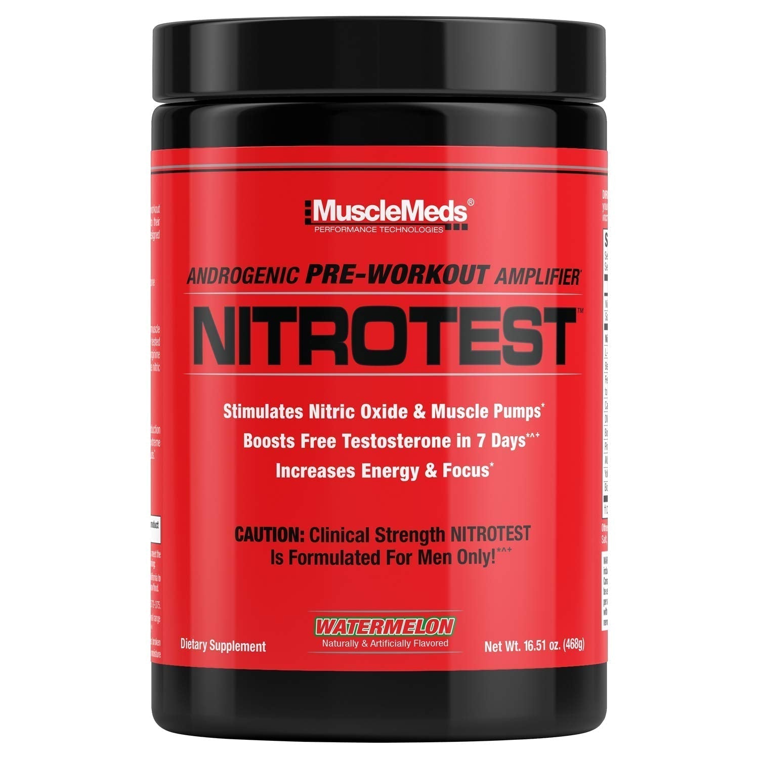 MuscleMeds Nitrotest Pre-Workout Supplement Drink, Boost Nitric Oxide, Testosterone MuscleMeds buy supplements canada