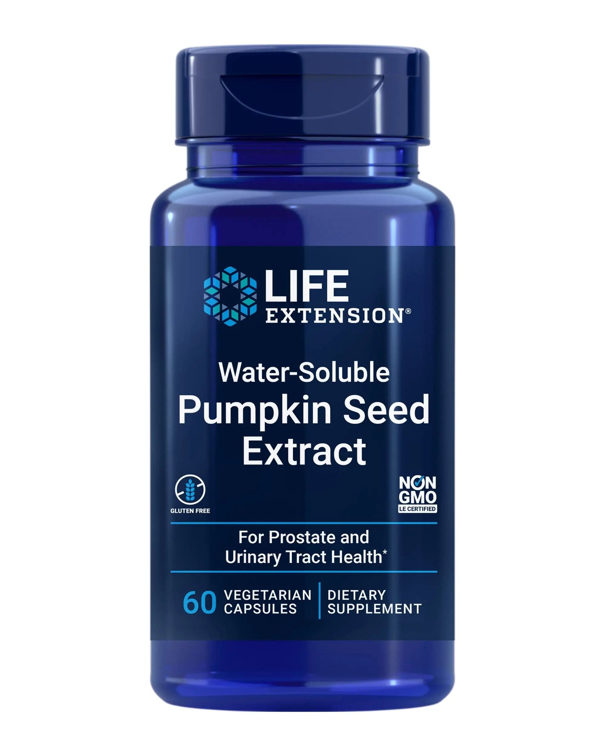Life Extension Water-Soluble Pumpkin Seed Extract, Promotes Prostate & Urinary Tract Health, Bladder Health Support, Men, Women, Gluten-Free, Non-GMO, Vegetarian, 60 Capsules Life Extension buy supplements canada