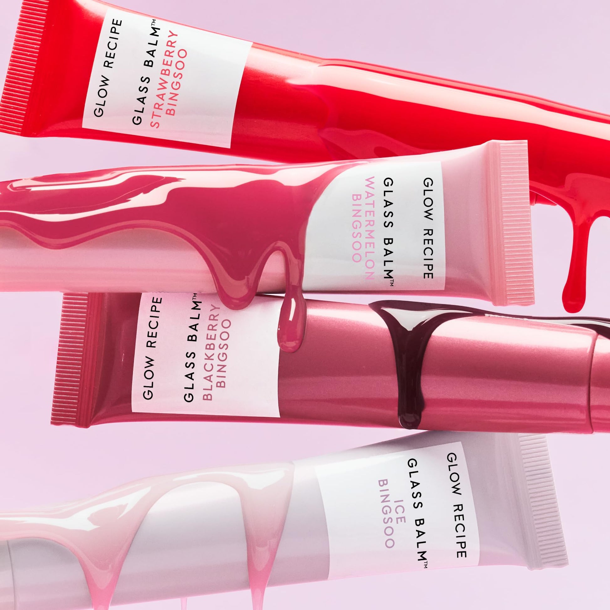 Glow Recipe Glass Balm Lip Treatment - 12Hr Hydrating Lip Balm & Moisturizer with Hyaluronic Acid to Smooth, Plump & Protect from Dryness - Sheer Soft Pink Tint, Watermelon Bingsoo (15 ml) Glow Recipe buy supplements canada