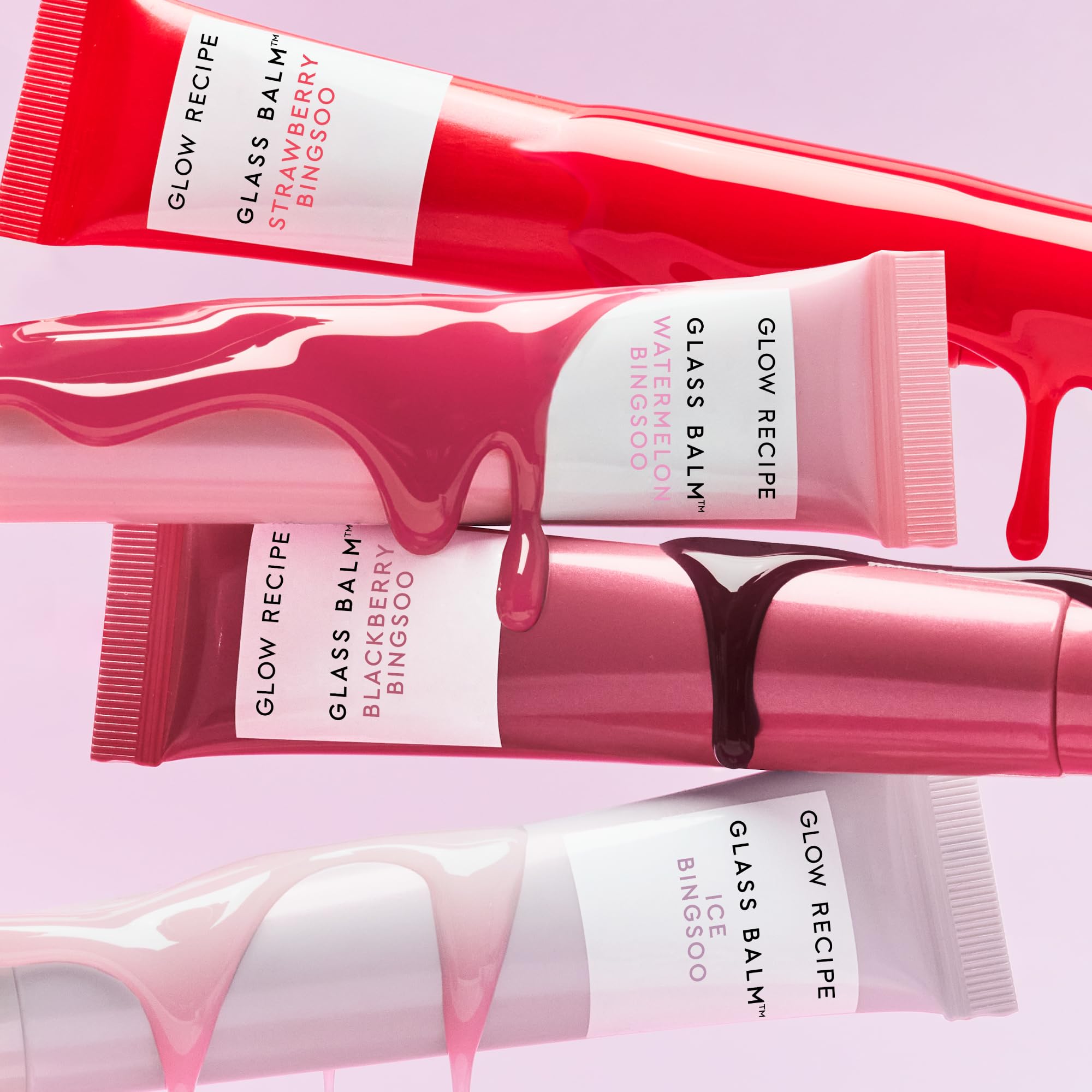 Glow Recipe Glass Balm Lip Treatment - 12Hr Hydrating Lip Balm & Moisturizer with Hyaluronic Acid to Smooth, Plump & Protect from Dryness - Sheer Soft Pink Tint, Watermelon Bingsoo (15 ml) Glow Recipe buy supplements canada